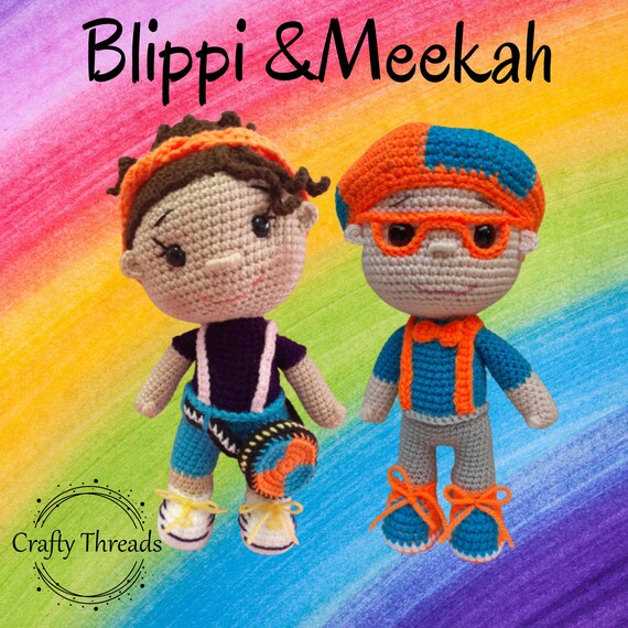 Blippi \u0026 Meekah DIGITAL Crochet Pattern 