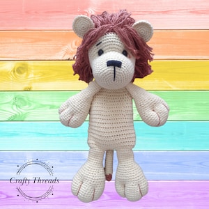 Heat Pack Snuggle Buddy Lion - Crochet Lovey - PATTERN ONLY