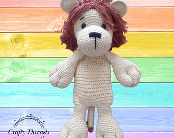 Heat Pack Snuggle Buddy Lion - Crochet Lovey - PATTERN ONLY