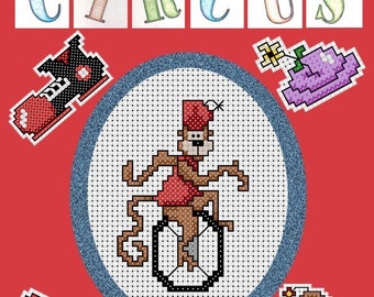 101 Circus Motifs in cross stitch