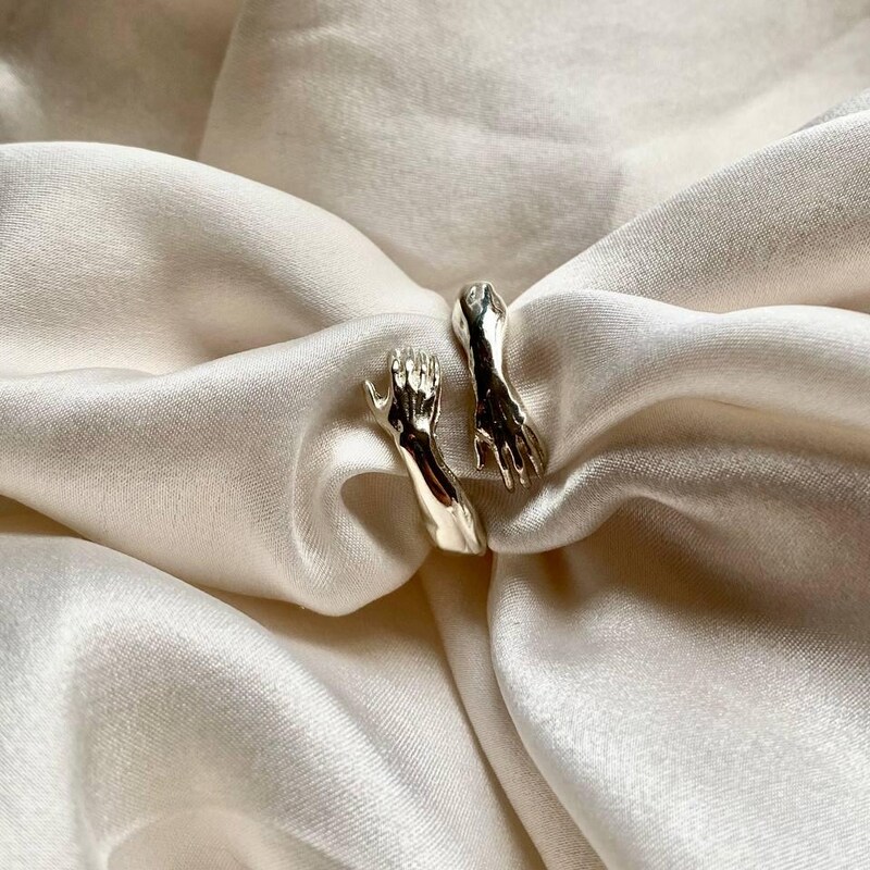 Hug Ring Sterling Silver - Etsy