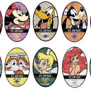 If you love the designs of the Disney Cruise Line luggage tags, you can now have a personalized luggage tag magnet!