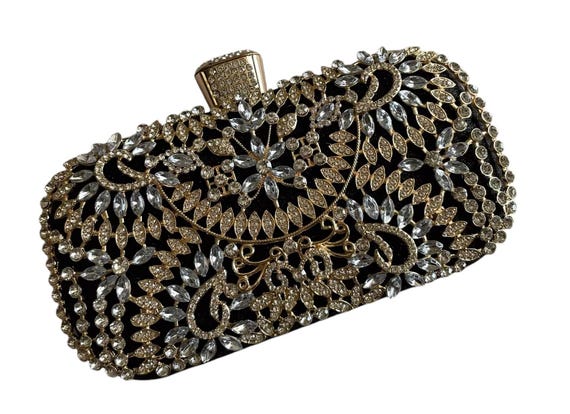 Bedazzled clutch purse hotsell