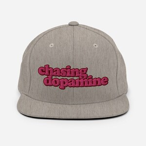 chasing dopamine Embroidered Snapback Hat image 8