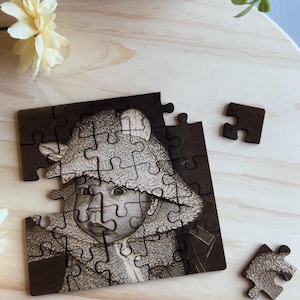 Custom 25 Piece Wooden Puzzle, Gift, Picture Puzzle, Personalized Photo Puzzle