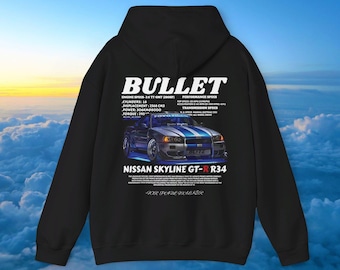 Fast and Furious, Fast and Furious Shirt, Nissan Gtr R34 Skyline, For Paul Walker, Paul Walker Shirt, Vintage Car Hoodie, Cars Hoodie, Cars.
