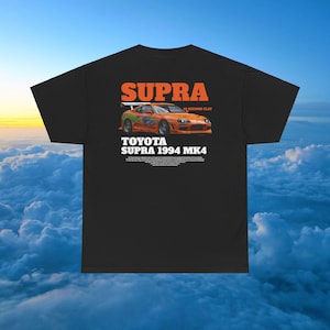 Fast And Furious Shirt, Fast and Furious, Toyota Supra Mk4 1994 , Vintage Car Shirt, Supra Tee, Toyota Supra, Nissan R34, FnF Shirt, JDM Car