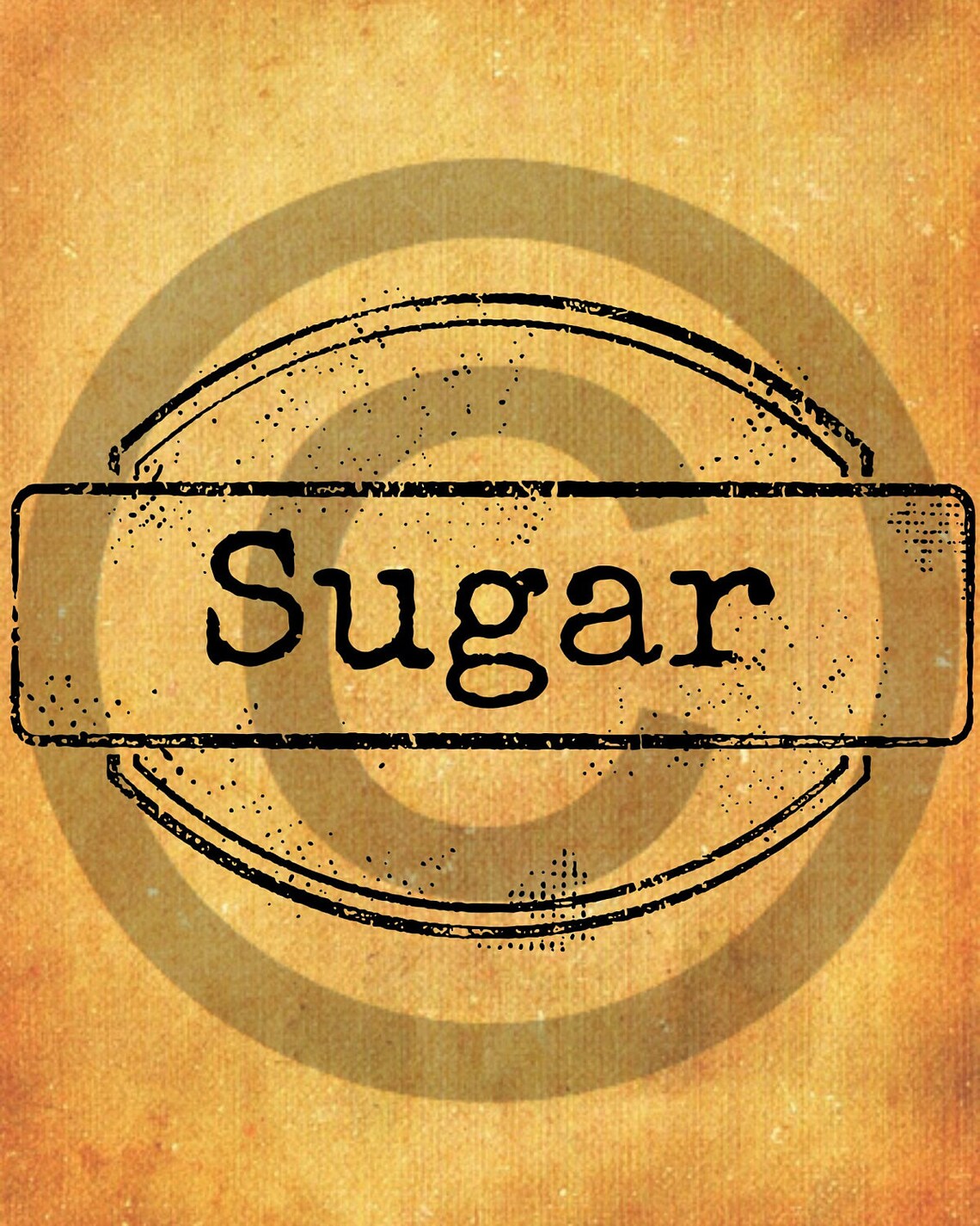 Sugar, Label, Wall Art, Printable, Junk Journal Supplies, Scrapbooking ...