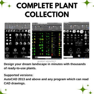 4999+ Vegetation Block dwg