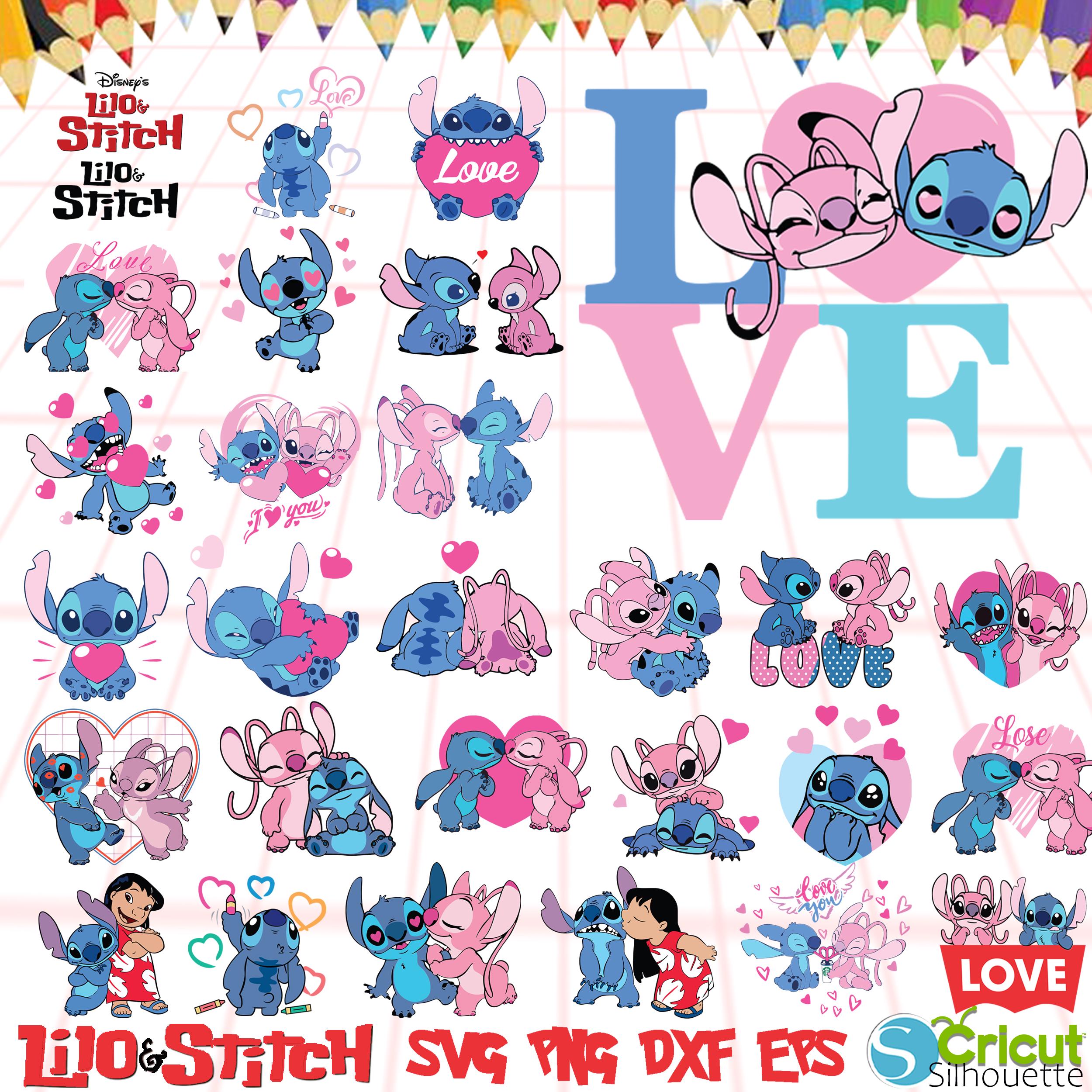 Kawaii stitch - Etsy México, image size:2500x2500