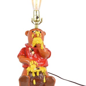 Vintage Disney Winnie The Pooh Lamp (Rare) Signed by Artist