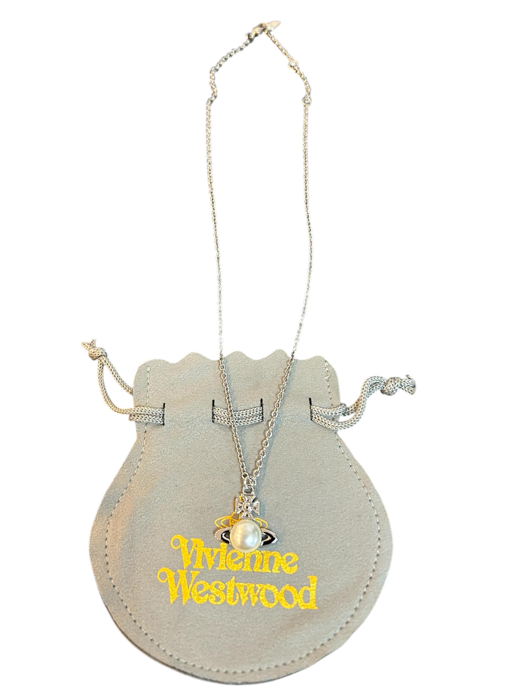 Vivienne westwood silver necklace - Etsy 日本
