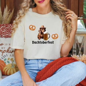 Dachtoberfest T-Shirt, Dachshund Shirt, Oktoberfest Shirt, Dachshund Shirt, Funny Dachshund Shirt, Funny Dog Lover Gift, German Festival Top