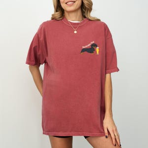 Camiseta de perro salchicha del Oktoberfest, camiseta del festival de la cerveza alemana, Dachtoberfest, camiseta divertida de perro salchicha, camiseta de salchicha, camiseta de cerveza, camiseta de doxie imagen 7