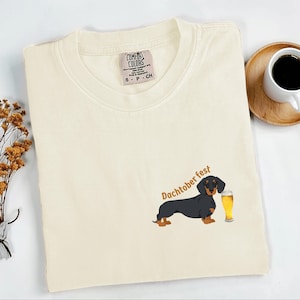 Oktoberfest Dachshund T-shirt, German Beer Festival Tee, Dachtoberfest, Funny Dachshund Shirt, Wiener Dog T-Shirt, Beer Shirt, Doxie Shirt