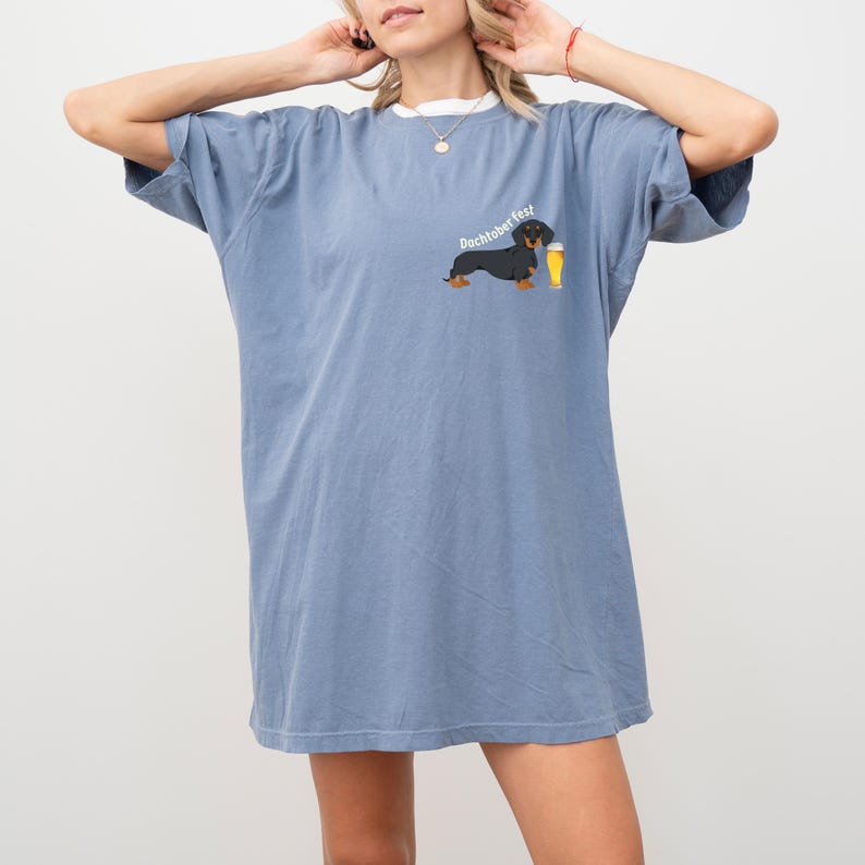 Camiseta de perro salchicha del Oktoberfest, camiseta del festival de la cerveza alemana, Dachtoberfest, camiseta divertida de perro salchicha, camiseta de salchicha, camiseta de cerveza, camiseta de doxie imagen 5