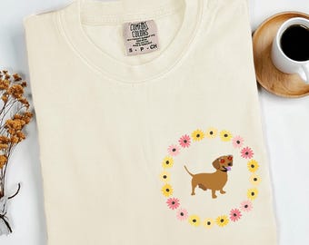 Vintage Dachshund T-shirt, Retro Dachshund Shirt, Retro T-Shirt, Retro Wiener Dog T-Shirt, Vintage Shirt, Dachshund Mom, Dachshund Dad
