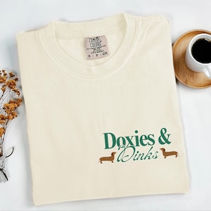Doxies and Dinks Unisex Shirt, Dachshund Shirt, Wiener Dog T-Shirt, Dual Income No Kids, Funny Dachshund Shirt, Dachshund Dad, Dachshund Mom