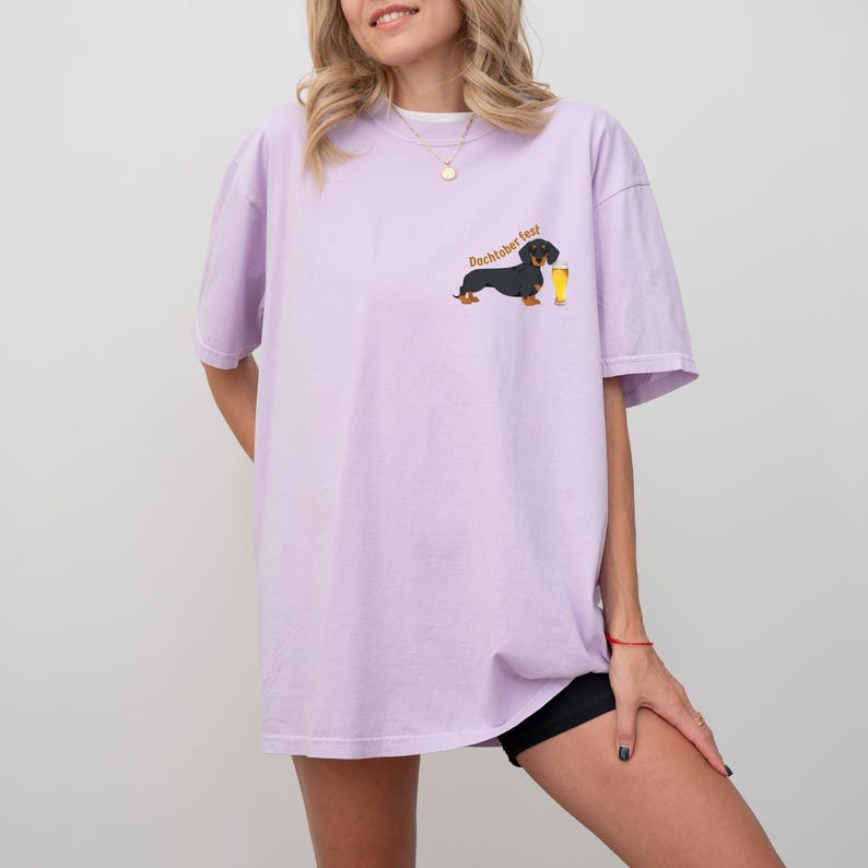 Camiseta de perro salchicha del Oktoberfest, camiseta del festival de la cerveza alemana, Dachtoberfest, camiseta divertida de perro salchicha, camiseta de salchicha, camiseta de cerveza, camiseta de doxie imagen 4