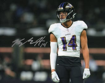 Signed Kyle Hamilton 8 x 10 Photo Baltimore Ravens Nice