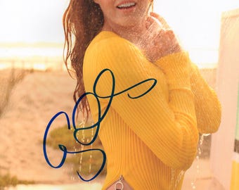 Signed Amy Adams 8 x 10 Photo Cute