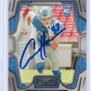Signed Aidan Hutchinson Card Detroit Lions