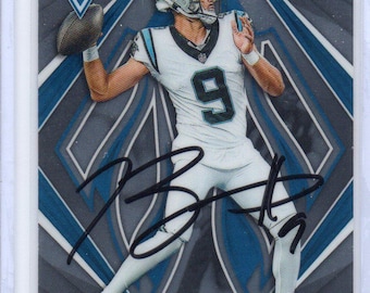 Signed Bryce Young Card Carolina Panthers