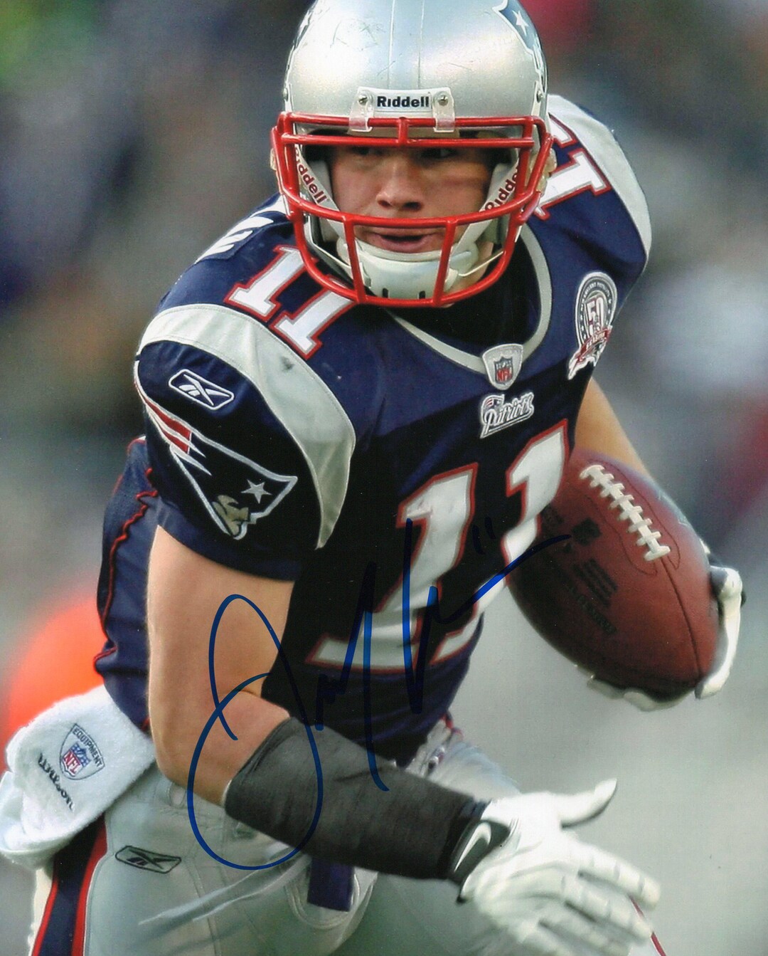 Signed Julian Edelman 8 X 10 Photo New England Patriots Really Nice - Etsy