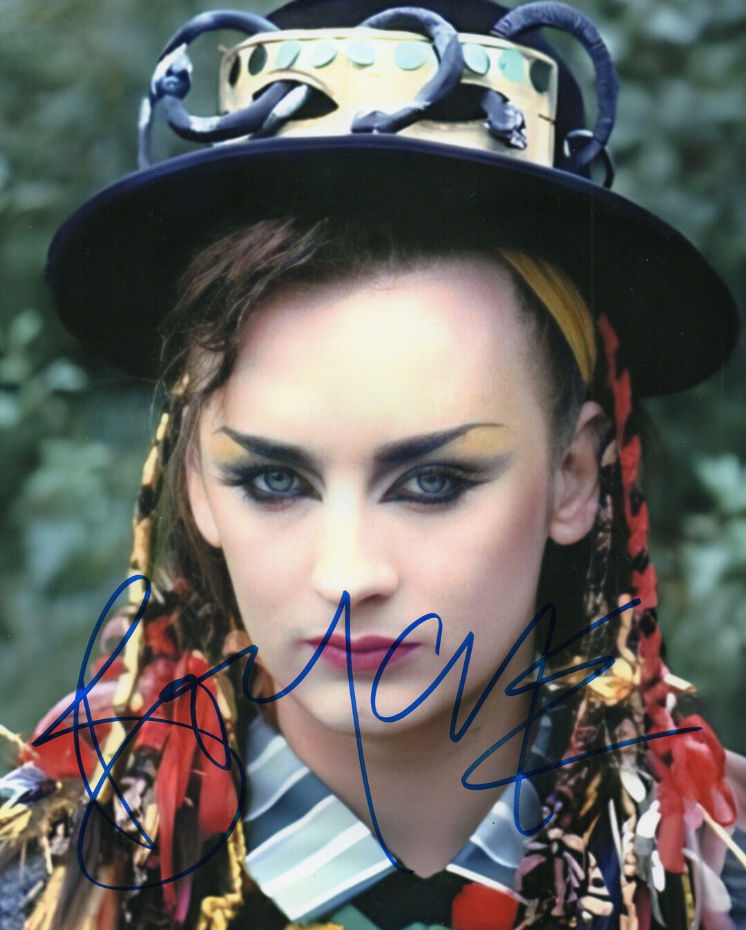 Signed Boy George 8 X 10 Photo Nice - Etsy