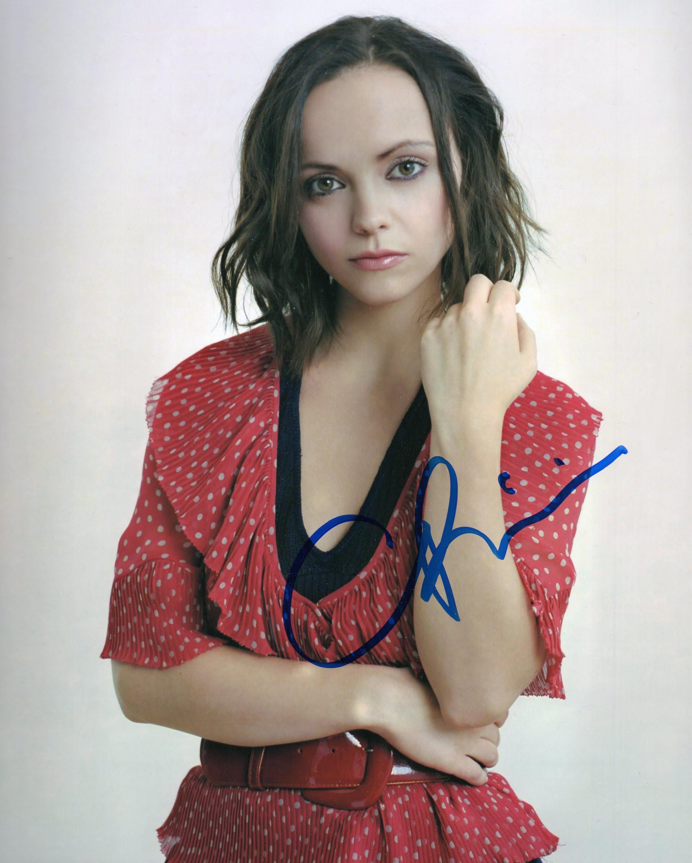 Christina Ricci 直筆サイン入りフォト COA ウェブ直販サイト