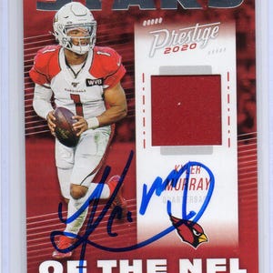 Signed Kyler Murray Jersey Card Arizona Cardinals