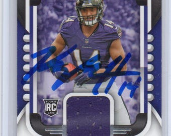 Signed Kyle Hamilton Jersey Card Baltimore Ravens
