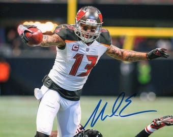 Autographe Signé Mike Evans – Photo 8x10 Certifiée JSA (Tampa Bay Buccaneers)