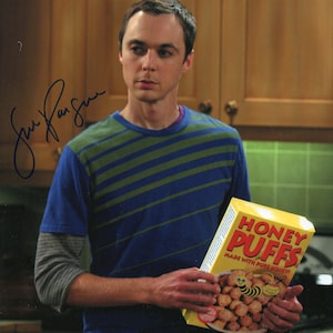 Signed Jim Parsons 8 x 10 Photo The Big Bang Theory Sheldon Nice