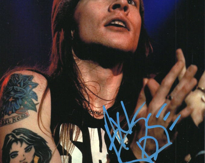 Signed Axl Rose 8 X 10 Photo Guns N Roses Very Nice - Etsy