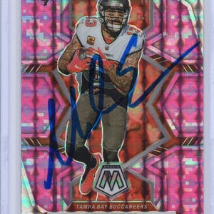Signed Mike Evans Card Buccaneers
