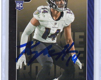 Signed Kyle Hamilton Card Baltimore Ravens