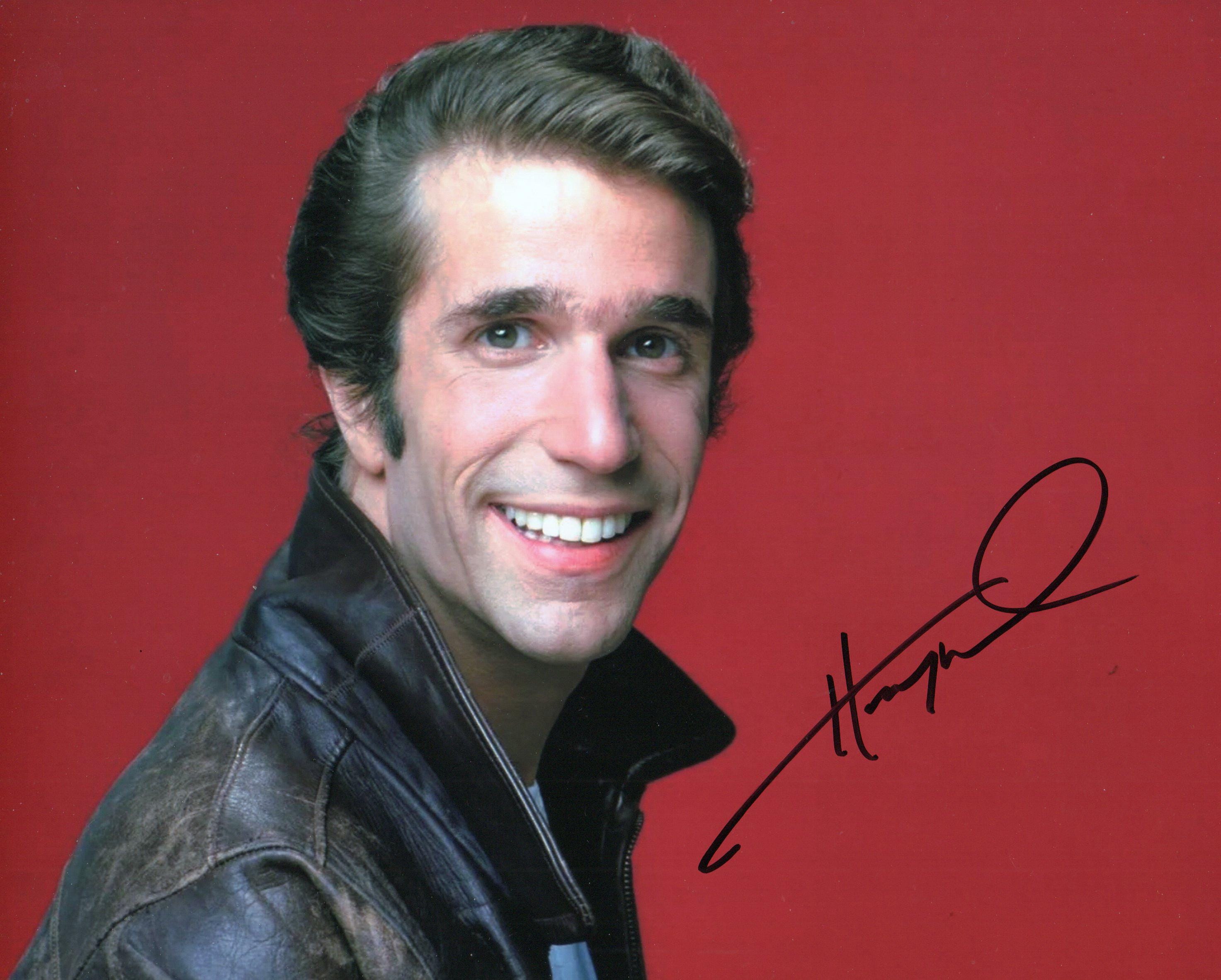 Signed Henry Winkler 8 X 10 Photo Nice - Etsy