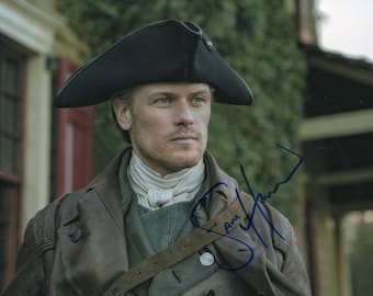 Signed Sam Heughan 8 x 10 Photo Outlander