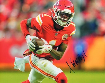 Signed Xavier Worthy 8 x 10 Photo Kansas City Chiefs