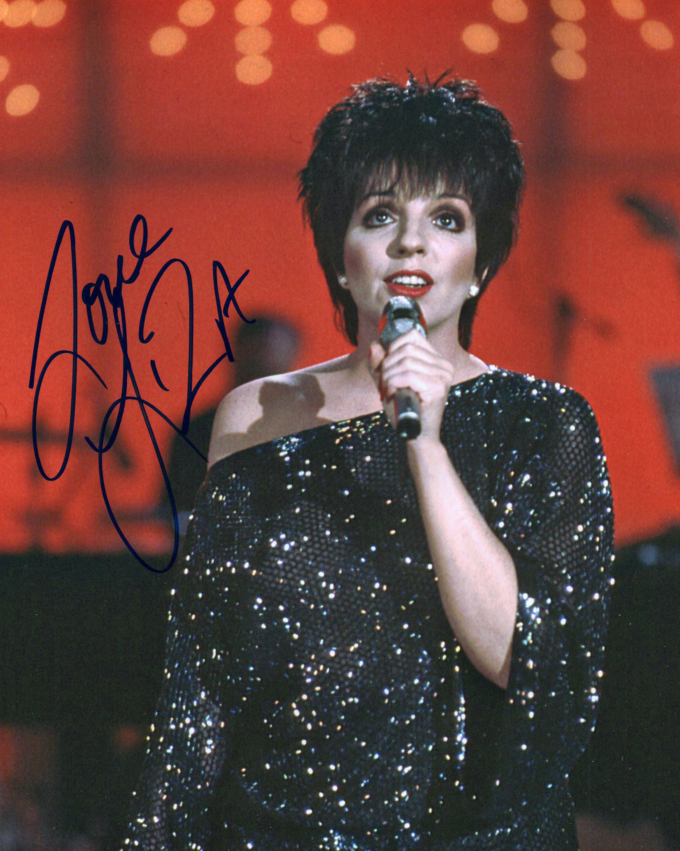 Signed Liza Minnelli 8 X 10 Photo Very Nice - Etsy