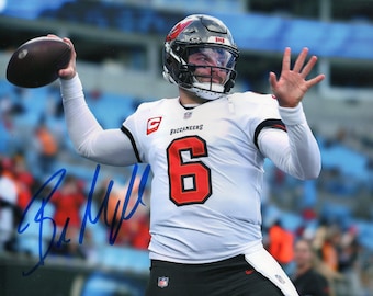 Signed Baker Mayfield 8 x 10 Photo Tampa Bay Buccaneers
