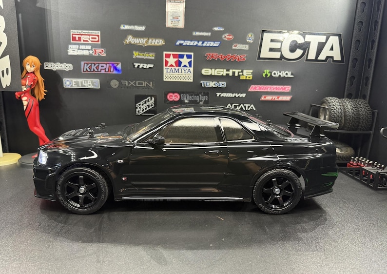 Custom R34 Gtr Builds 1/10 Custom Nissan Skyline GT-R R34 Nismo RC Car – Taimya Chassis Ready ...