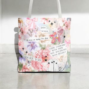 Everyday Eco Tote Bag: Reusable Over the Shoulder Bag for Shopping and Travel
