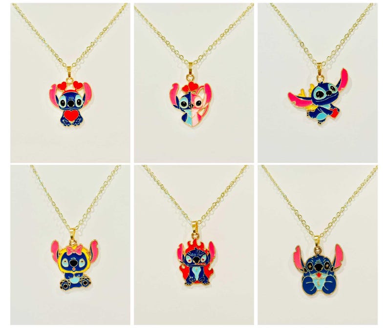 LIMITED EDITION Stitch Youth Charm Necklaces - Series 1: "Also Cute & Fluffy"