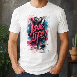 Graffiti T-Shirt, Urban Design, Digital Download, Printable, PNG File, Instant Download.