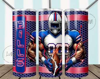 20oz smal tumbler-wrap | Fotbolls-tumblerdesign | 20oz smal tumbler, sublimeringstumbler, digital | 20oz smal tumbler, PNG