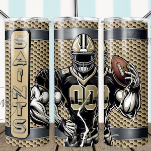 20oz Skinny Tumbler Wrap | Football Tumbler Design | 20oz Skinny Tumbler Sublimation Tumbler Digital | 20oz Skinny Tumbler PNG