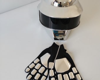 Daft Punk Thomas Bangalter Helmet Kit Silver Chrome