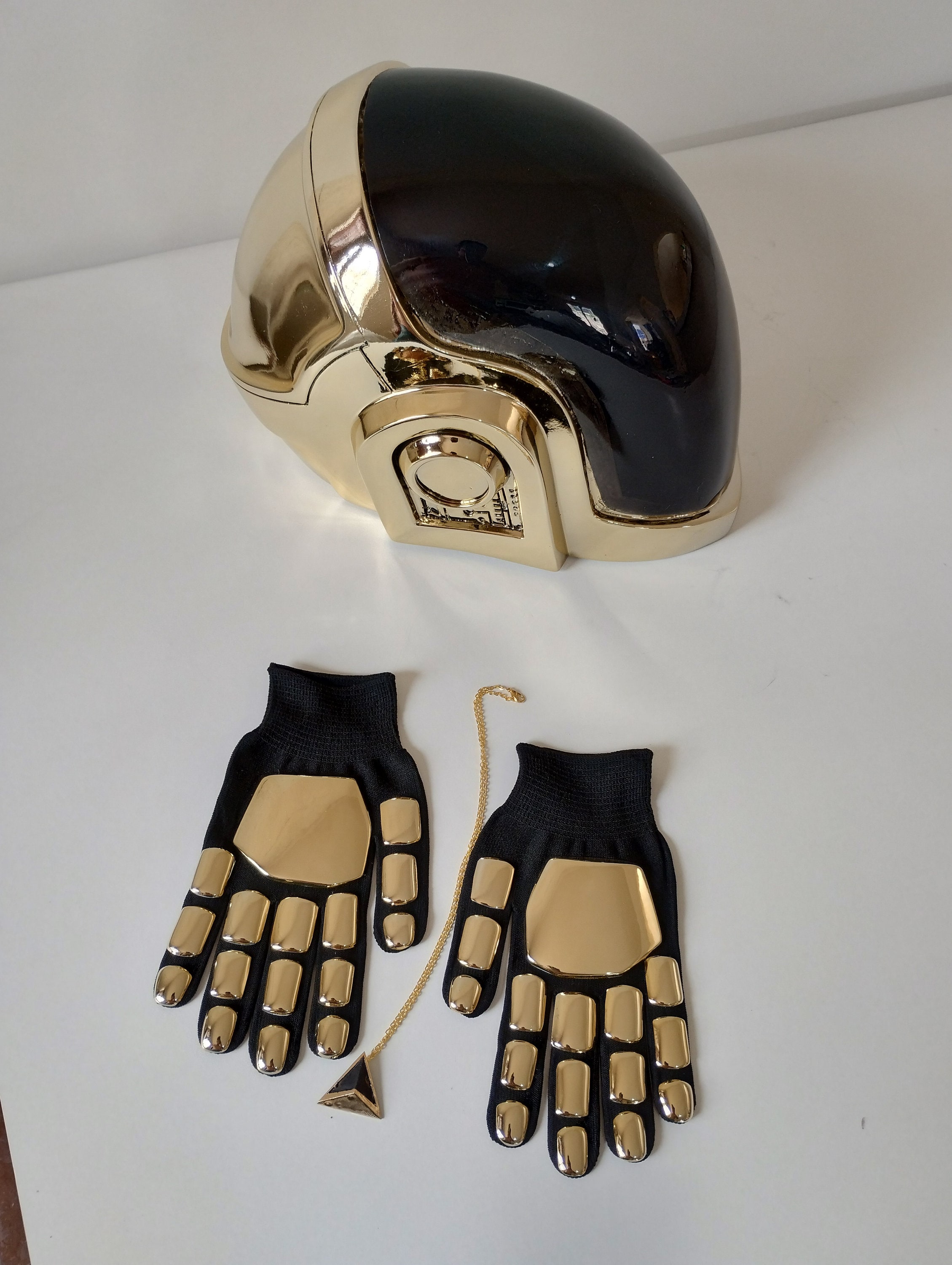 ダフト・パンク ガイ・マヌエル ヘルメットキット ゴールドクローム